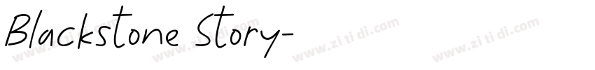 Blackstone Story字体转换